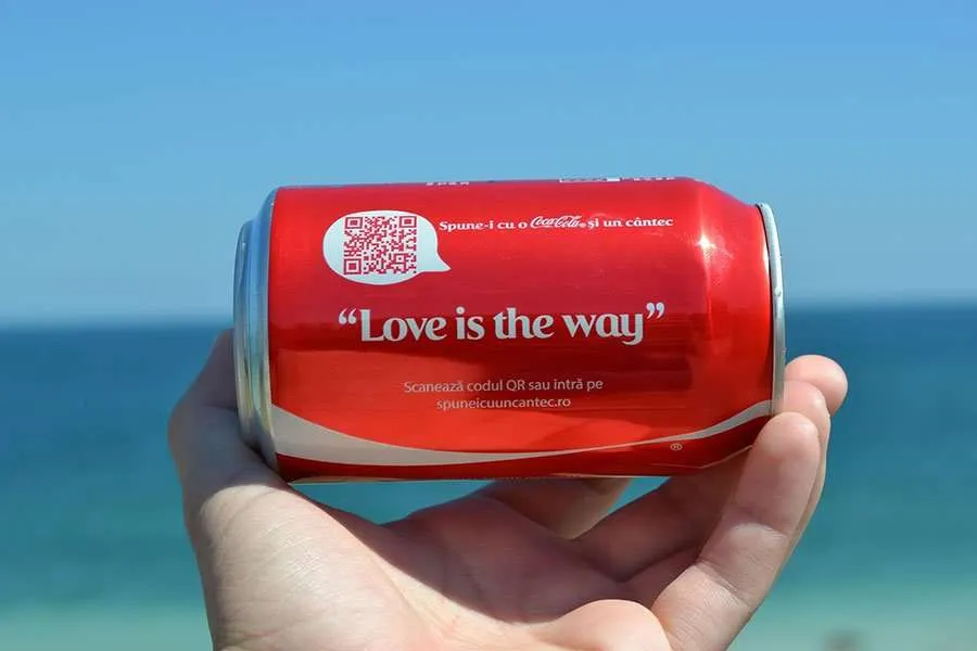 coke can laser marking