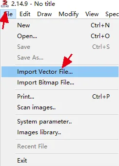 import vector file